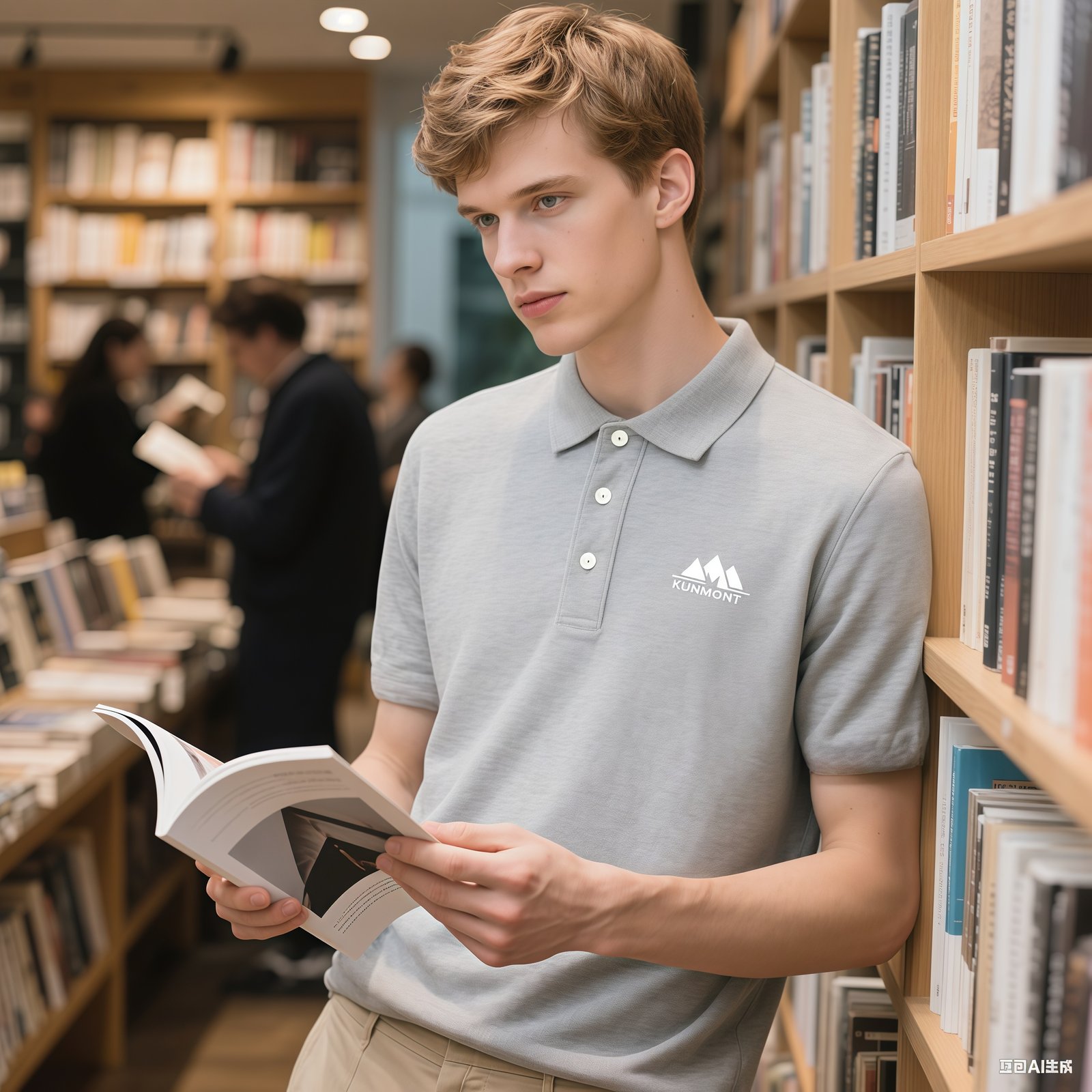 Graues Herren-T-Shirt