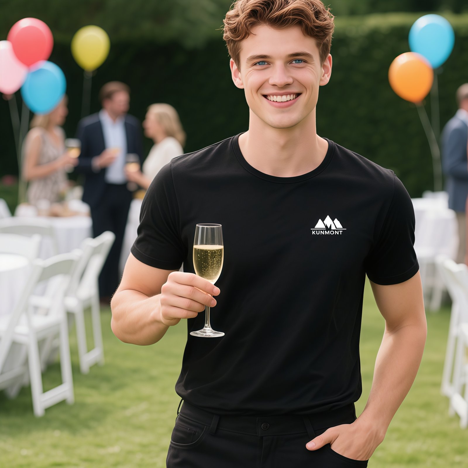 Herren T-Shirt schwarz Herren-T-Shirt-schwarz