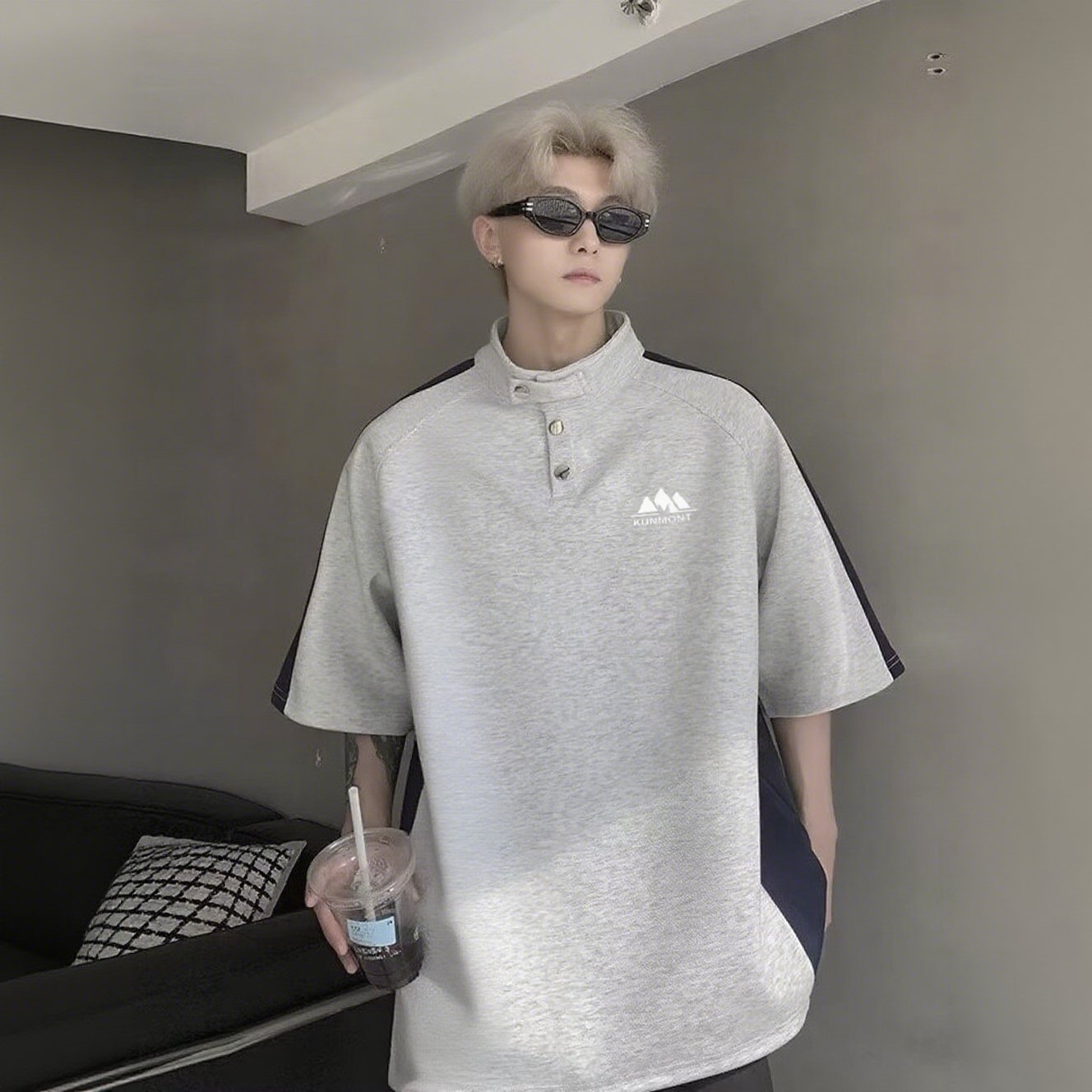 Minimalistisches Herren T-Shirt Minimalistisches Herren T-Shirt