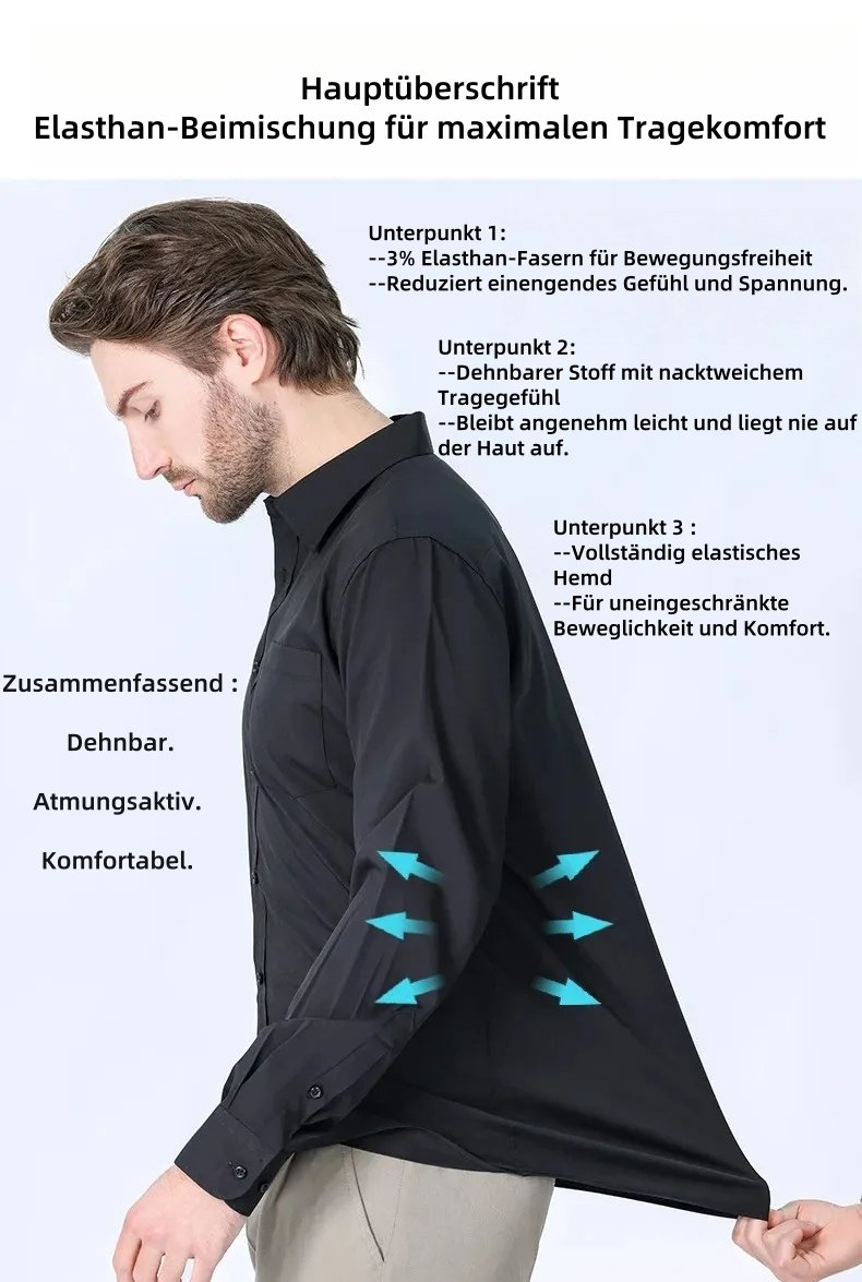 Slim Fit Stretchhemden Slim-Fit-Stretchhemden