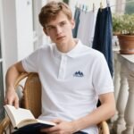 Weises-Herren-T-Shirt